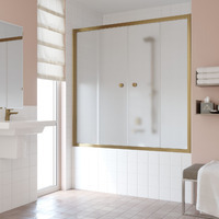 Vegas-Glass 150x140  Z2V TUR NOVO 150 05 10 профиль бронза, стекло сатин