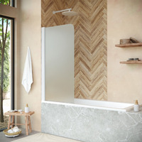 Vegas-Glass 60x139  EV NOVO 60 01 10 профиль белый, стекло сатин