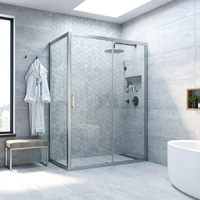 Vegas-Glass ZP+ZPV TUR+NOVO 100x80 ZP+ZPV NOVO h2000 100*80 07 01 профиль матовый хром, стекло прозрачное