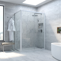 Vegas-Glass ZP+ZPV TUR+NOVO 100x85 ZP+ZPV NOVO h2000 100*85 01 01 профиль белый, стекло прозрачное