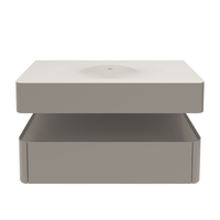 Vincea Caprise 100 см VMC-4CA100MLG подвесная, светло-серая матовая