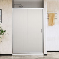 Vincea City 150x195 VDS-5CT150MT стекло текстурное, профиль хром