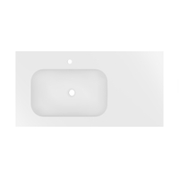 Vincea Elise 100 см VCB-4EL100MW-L Corian, левая, белая матовая