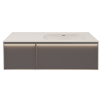 Vincea Elise 119 см VMC-4EL120MG-R правая, подвесная, серая матовая Soft-touch