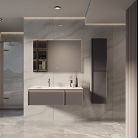 Vincea Elise 120 см левая, подвесная, серая матовая Soft-touch