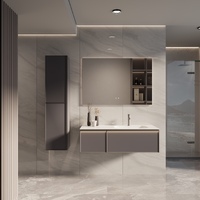 Vincea Elise 120 см правая, подвесная, серая матовая Soft-touch