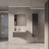 Vincea Elise 80 см подвесная, серая матовая Soft-touch