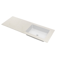 Vincea Luxe 140 см VWTB-4LX140QBG-R правая, цвет бежевый