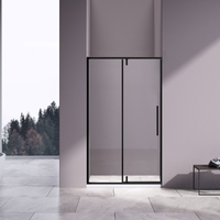 Vincea Slim-N 120x195 VDP-4SN120CLB стекло прозрачное, профиль черный