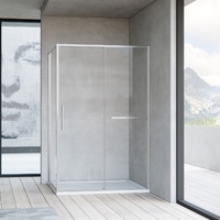 Vincea Slim Soft 120x90 VSR-1SS9012CLBN стекло прозрачное, профиль брашированный никель, без поддона