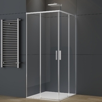 Vincea Soft 2 90x90 VSS-3SO2900CL стекло прозрачное, профиль хром