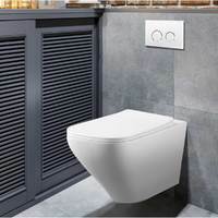 Vincea NEO VT1-22 безободковый, цвет белый, ультратонкое soft-close сиденье