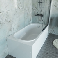 Vincea VBT-2A150-LG 150х75 с ножками, пристенная, белая