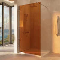 Vincea Walk in 90x200 VSW-1H900GS стекло янтарь, профиль хром