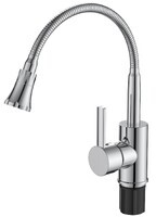 Voda KF519 с гибким изливом, хром