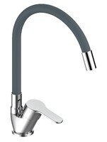 Voda Tide TD519G гибкий излив, хром, серый