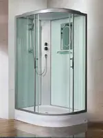 WeltWasser WW500 WERRA XL 1202 L 120x90 стекло прозрачное, профиль хром, левая