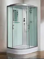 WeltWasser WW500 WERRA XL 1202 R 120x90 стекло прозрачное, профиль хром, правая