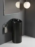 WeltWasser WW LEERBACH 4546 MT-BL 45x46 черная матовая