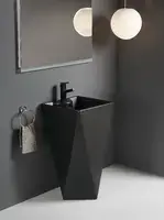 WeltWasser WW LEERBACH 460 MT-BL 46x46 черная матовая