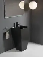 WeltWasser WW LEERBACH 4847 MT-BL 48x47 черная матовая