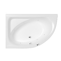 Whitecross AQUARELLA 170x110 0108.170110.100.SOFT.CR белая, форсунки хром