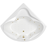 Whitecross KONSUL 150x150 0110.150150.100.NANO.GL белая, форсунки золото