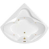 Whitecross KONSUL 150x150 0110.150150.100.SOFT.GL белая, форсунки золото