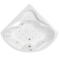 Whitecross KONSUL 150x150 0110.150150.100.ULTRA.BR белая, форсунки бронза