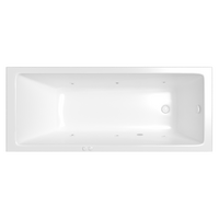 Whitecross WAVE 170x75 0101.170075.100.SOFT.WH белая, форсунки белые